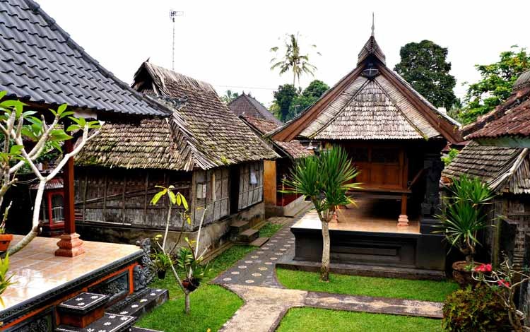 Pekarangan rumah adat Bali